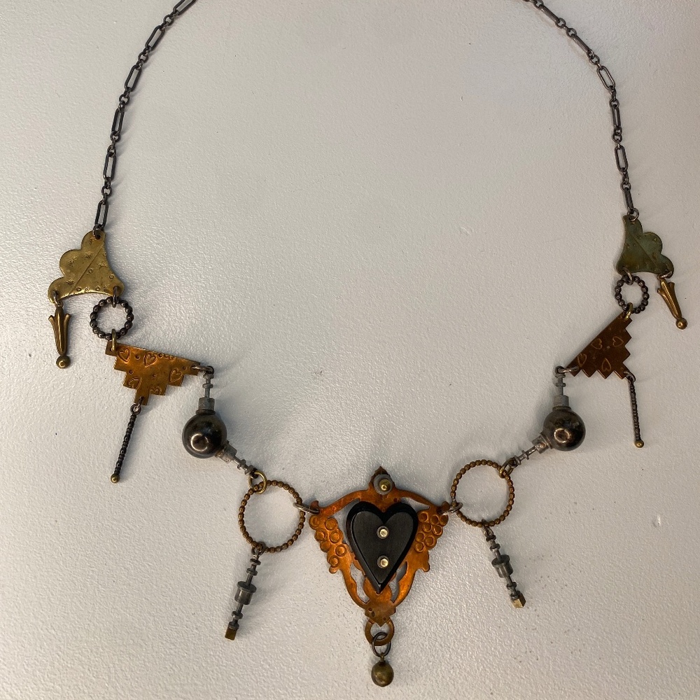 Vintage Thomas Mann Techno-Romantic Necklace